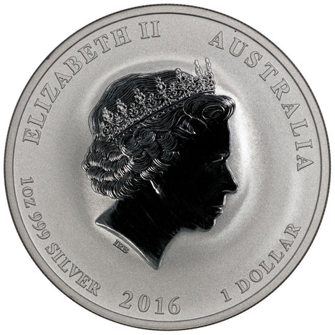 2016 Australia Silver Dollar Year of the Monkey 1 oz .999 Silver - Gem Uncirculated (In Capsule)