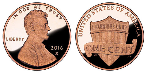 Roll of 50 Proof 2016-S Lincoln Cents