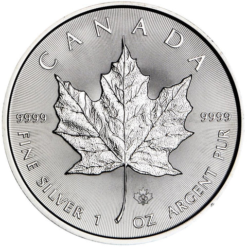 2015 1 oz Canadian Silver Maple Leaf $5 Coin 1 Troy Ounce 9999 Fine Silver