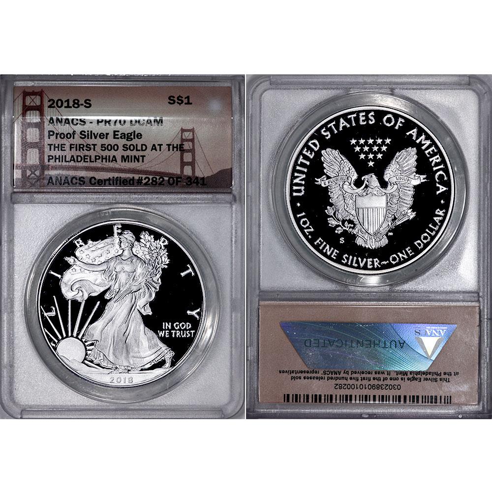 2018S-Silver-Eagle-ANACS-70.