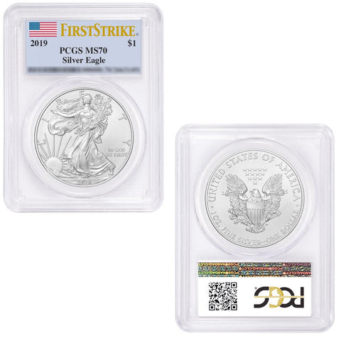 2019 $1 Silver Eagle - PCGS MS 70 First Strike
