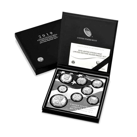2019 US Mint Limited Edition Silver Proof Set - New In Original Box w/ COA