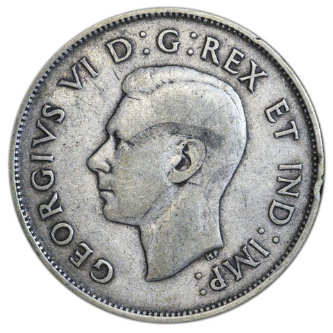 1938 Canada 50 Cent Silver KM.36 - Very Fine