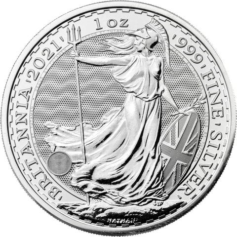 2021 Great Britain 1 oz .999 Silver Britannia - Gem Uncirculated