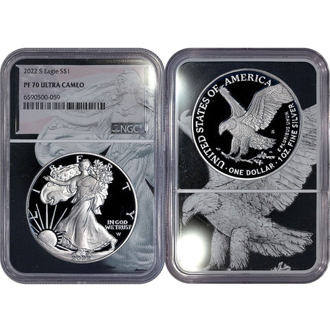 2022-S Proof American Silver Eagle - NGC PF 70 Ultra Cameo