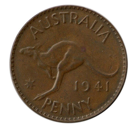 1941 Australia Penny KM.36 - About Uncirculated