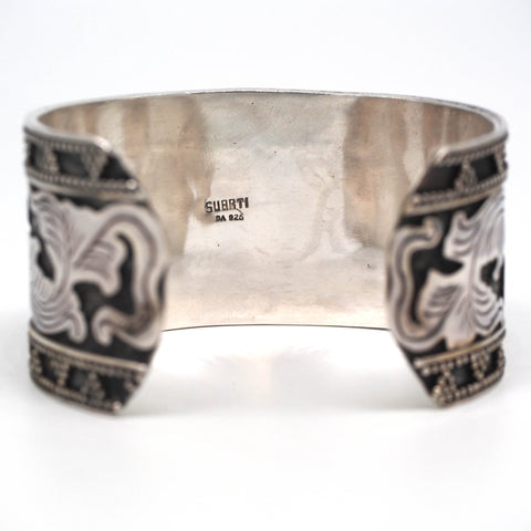 Ba Suarti Wide Sterling Silver Cuff/Bracelet