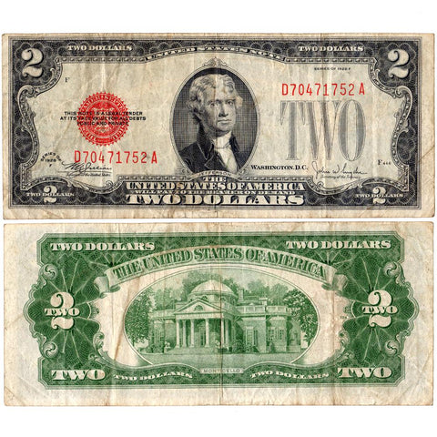 1928-F $2 Legal Tender Note Fr. 1507 - Fine