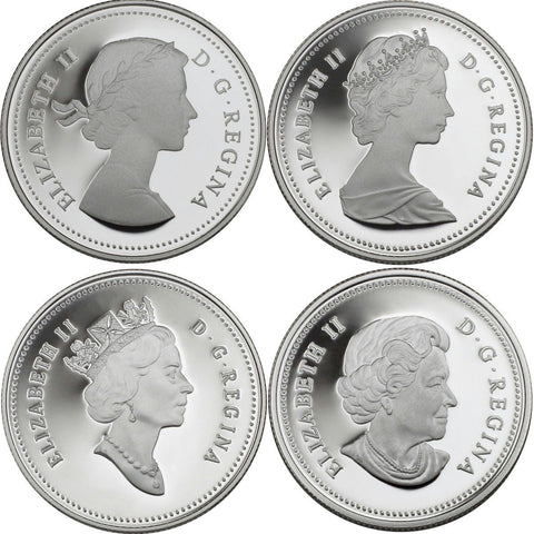 2004 Royal Canadian Mint 50 Cent Sterling Silver Coin Set