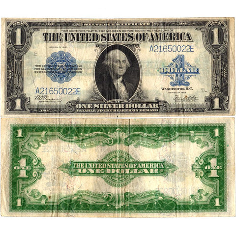 1923 $1 U.S. Large Size Silver Certificates Fr. 238 - Very Fine