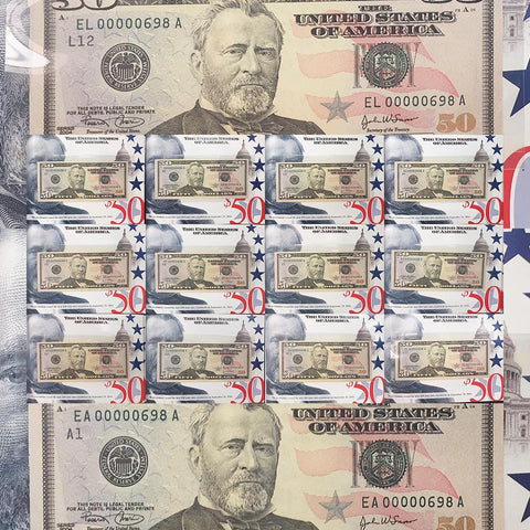 2004 $50 Premium Federal Reserve Set - 12 Matching Serial Number Set - Only 500 Sets Issued