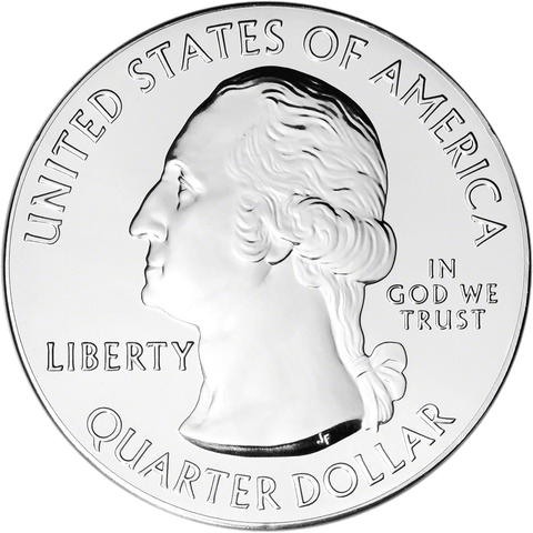 2014 Great Smoky Mountains America The Beautiful 5 oz Silver Quarter - Gem Uncirculated