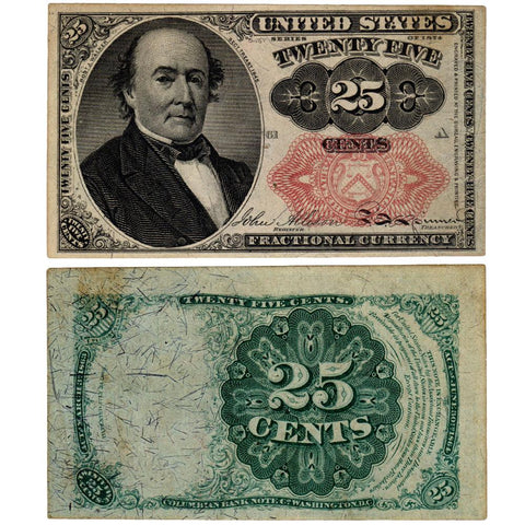 (1874-1876) 5th Issue 25¢ Fractional Fr. 1308 - About Uncirculated
