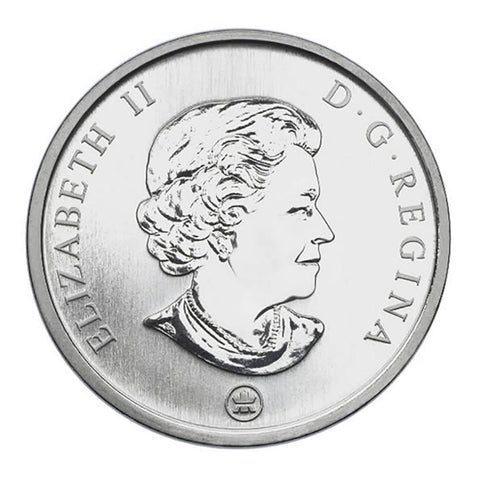 2008 Canada 25 Cent Downy Woodpecker Colorized Coin w/ Box & COA