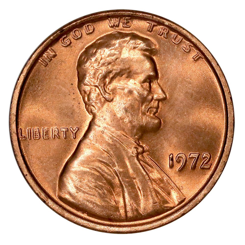 1972 Doubled Die Obverse (DDO) Lincoln Cent - FS-01-1972-101 (033.3) -