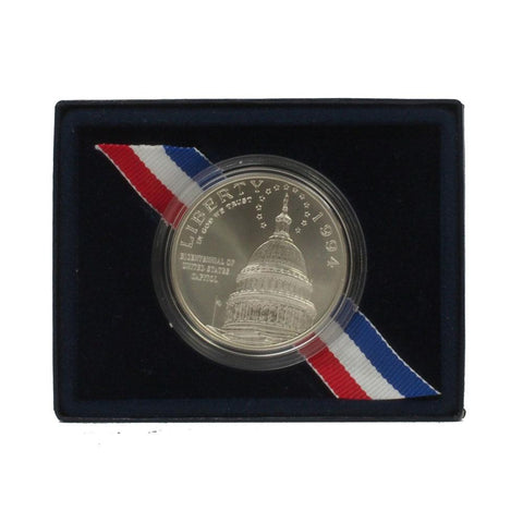 1994 U.S. Capitol Bicentennial Silver Dollar - Gem Proof in OGP w/ COA