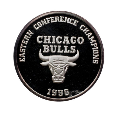 1996 Chicago Bulls 1oz Silver Round