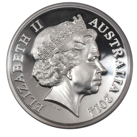 2014 $1 Australian Silver Proof High Relief Coin