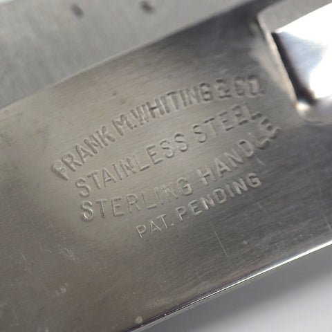 Frank M. Whiting & Co. Sterling Silver Bar Knife