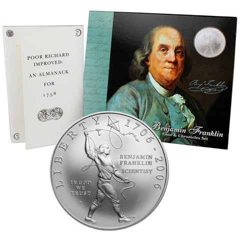 2006 Benjamin J. Franklin Coin and Chronicles Set