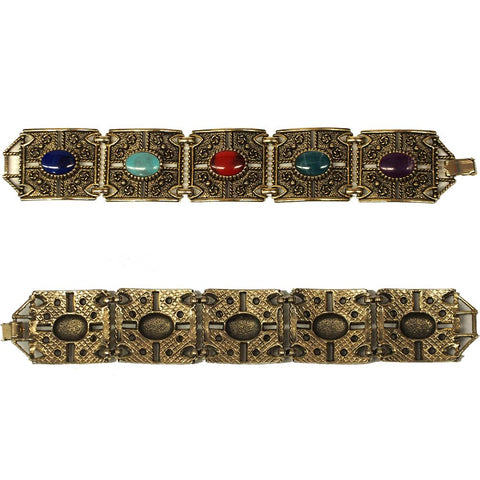 Vintage Alice Caviness Cabochon Bracelet