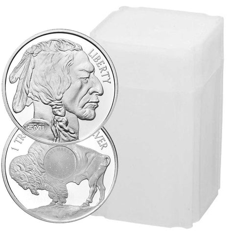 20-Coin Rolls of Sunshine Mint Buffalo .999 Silver 1 oz Rounds