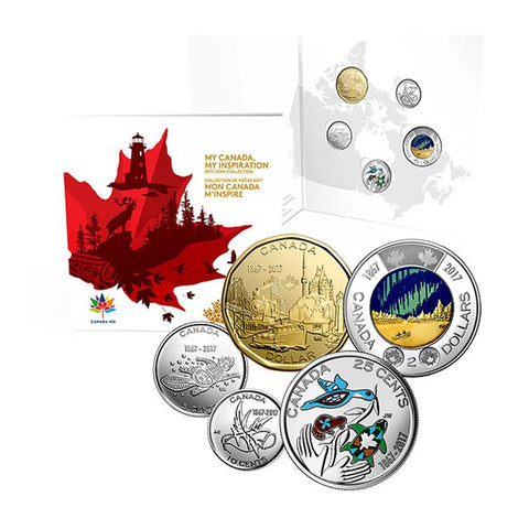 2017 My Canada My Inspiration 5 Coin Collection
