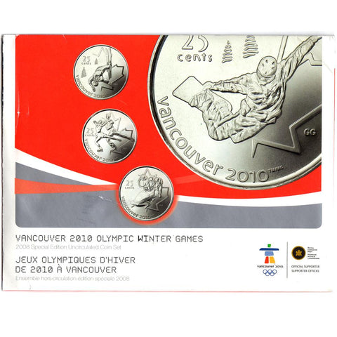 2008 Canadian Special Edition Uncircualted Coin Set - 2010 Vancouver Olympic Winter Games