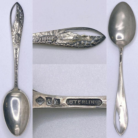 Charles M. Robbins Sterling Silver Catalina Island, CA Souvenir Spoon