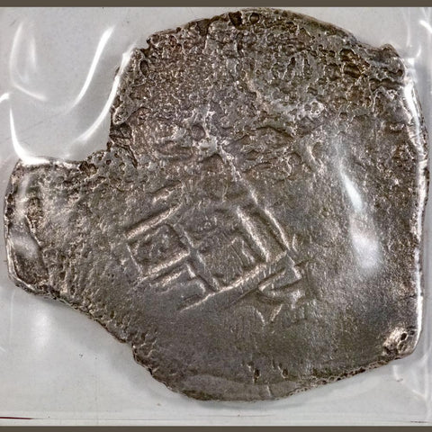 El Concepcion Shipwreck (c) 1640 Silver 8 Reales Mexico Treasure Coin With COA