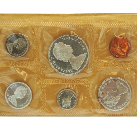 1965 Royal Canadian Mint Flat Pack Silver Proof Like Set