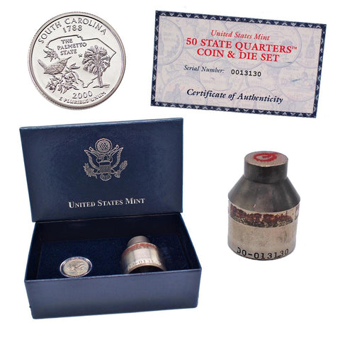 The United States Mint 50 State Quarters Coin and Die Set "South Carolina"