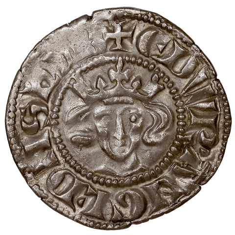 1272-1307 Edward I Bristol Mint Silver Penny S-1416 - Extremely Fine+