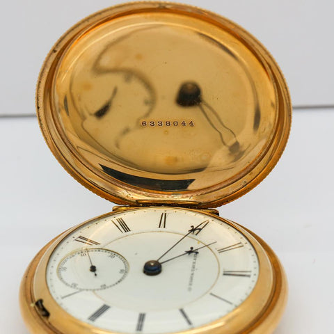 1881 Elgin/Raymond Gold Filled Pocket Watch - 15J, Grade 70, Model 2, Size 18s
