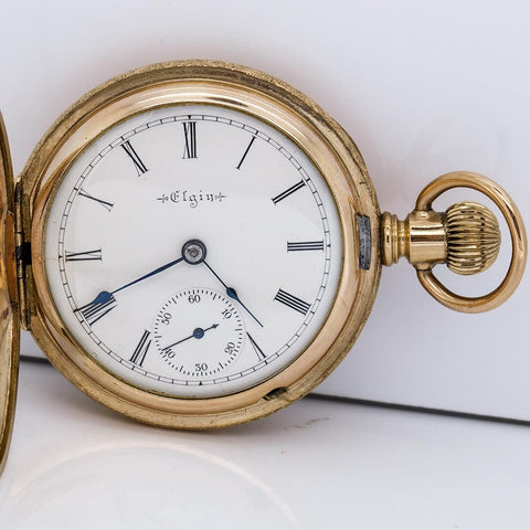 1890 Elgin/Wheeler GF Pocket Watch - 15 Jewel, Grade 103, Size 18s (Gorgeous Case)