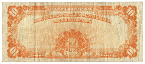 1922 $10 Gold Certificate Speelman/White (FR. 1173) ~ Very Fine