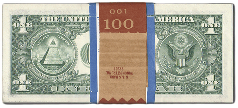 1977-A $1 Atlanta Federal Reserve Star Notes (FR.1910F*) - Original B.E.P. Pack of 100