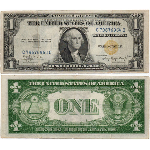 1935-A $1 North Africa Emergency Issue Silver Certificate, FR. 2306 CC Block - Very Fine