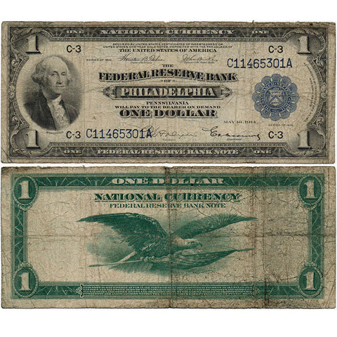 1918 $1 Richmond Federal Reserve Bank Note Fr. 715 - Very Good