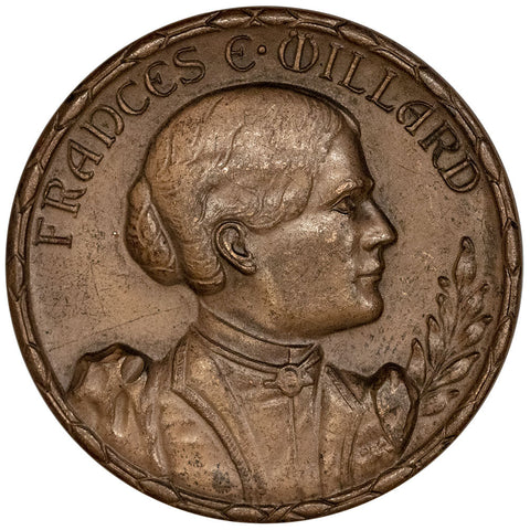 1933 Frances Willard Temperance So-Called-Dollar Bronze HK-772 - Brown Unc
