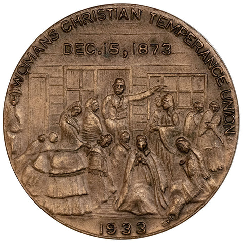 1933 Frances Willard Temperance So-Called-Dollar Bronze HK-772 - Brown Unc