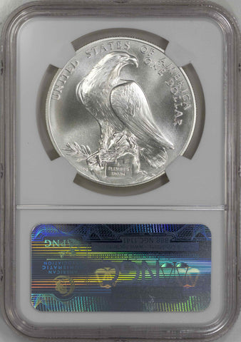 1984-P Olympics Coliseum Commemortive Silver Dollar ~ NGC MS 69