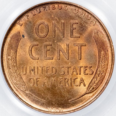 1909-S VDB Lincoln Wheat Cent in PCGS MS 64 RD