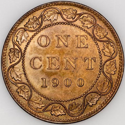 1900 Canada Large Cent - KM.7 - Choice Brown Uncirculated