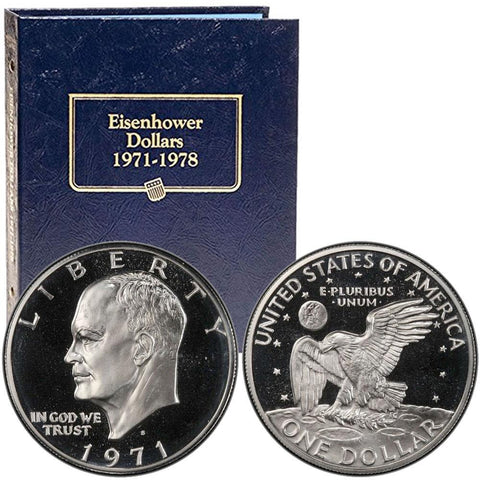 1971 to 1978 P-D-S Eisenhower Dollar 32-Coin Sets - PQ BU & Super Proof - Special