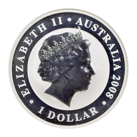 2008 Australia $1 Koala .999 Silver One Of First 8000 Struck- NGC - Gem BU