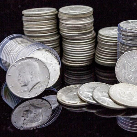 1965-69 40% Silver Kennedy Half 20-Coin Rolls ($10 Face) - Mostly AU - Lowest Price Available