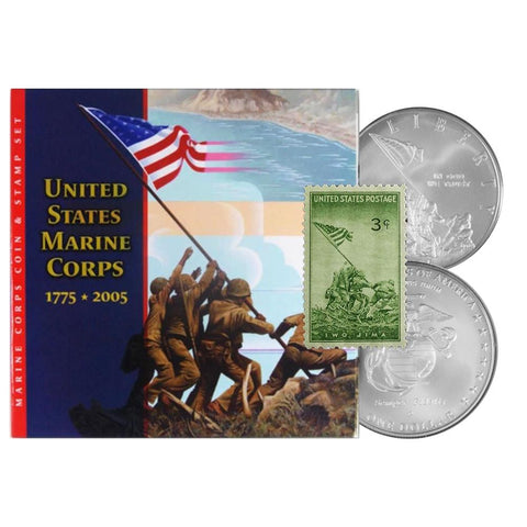 1775-2005 U.S. Marine Corps Coin & Stamp Set