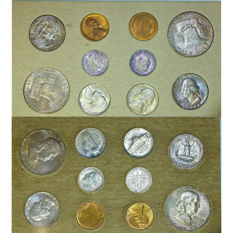 Original 1956 U.S. Mint Double Mint Set P & D - Gem Brilliant Uncirculated