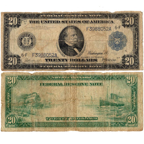 1914 $20 Federal Reserve Bank of Atlanta Note Fr. 984 - Very Good